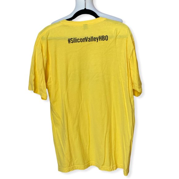 Silicon Valley Bachmanity Capital Yellow & Black Graphic T-Shirt HBO - Picture 5 of 13
